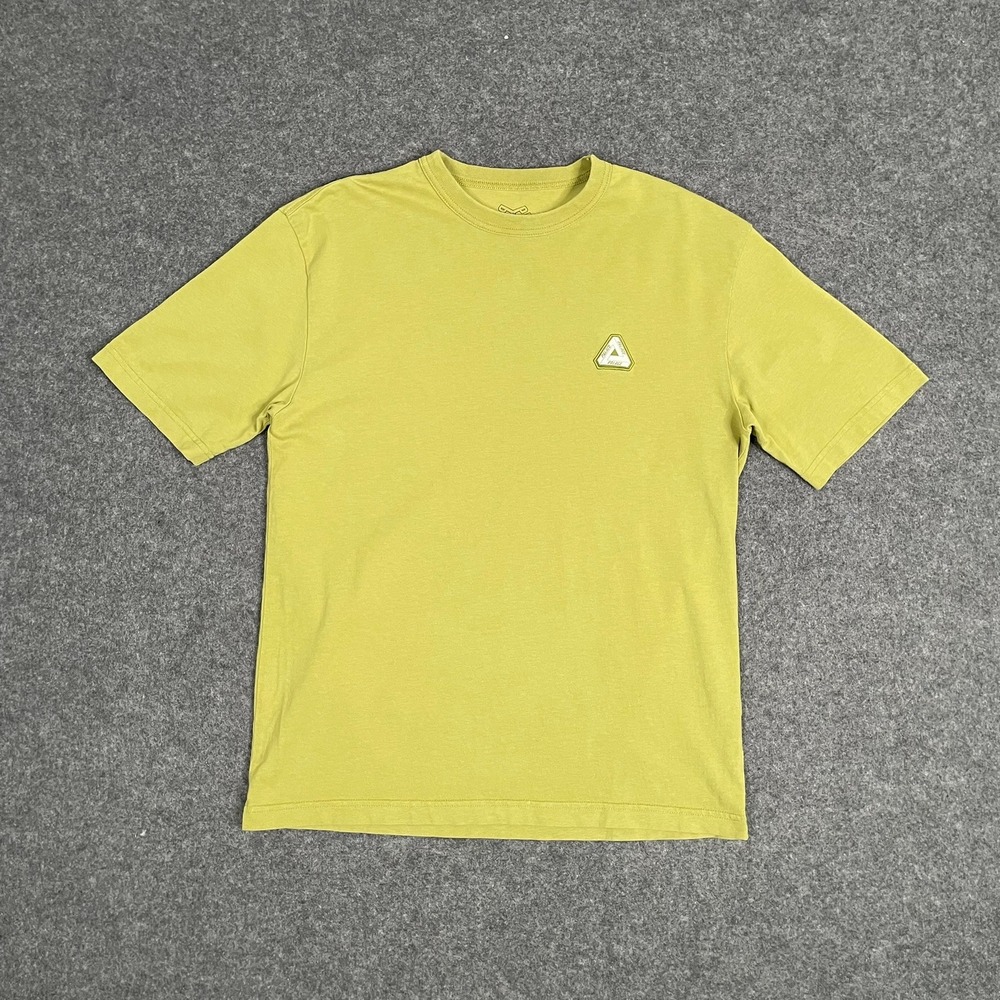 Palace Skateboards Tri Ferg Patch Logo T-Shirt Mens M Olive Green Tee Streetwear